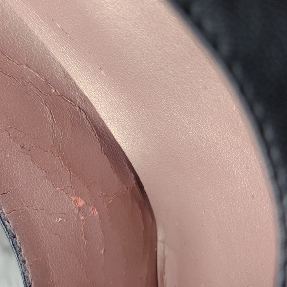 Enzo Angiolini Black Leather Upper Round Toe Mid Heel Buckled Mary Jane Shoe - Picture 13 of 16